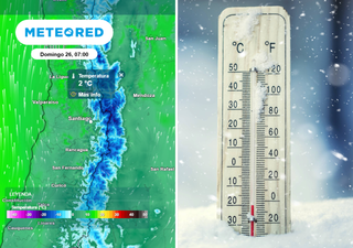 Las comunas de la Regi&oacute;n Metropolitana donde m&aacute;s caer&aacute; la temperatura este domingo: hasta 2 &deg;C previstos