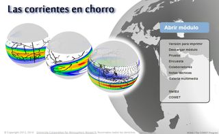 Las corrientes en chorro