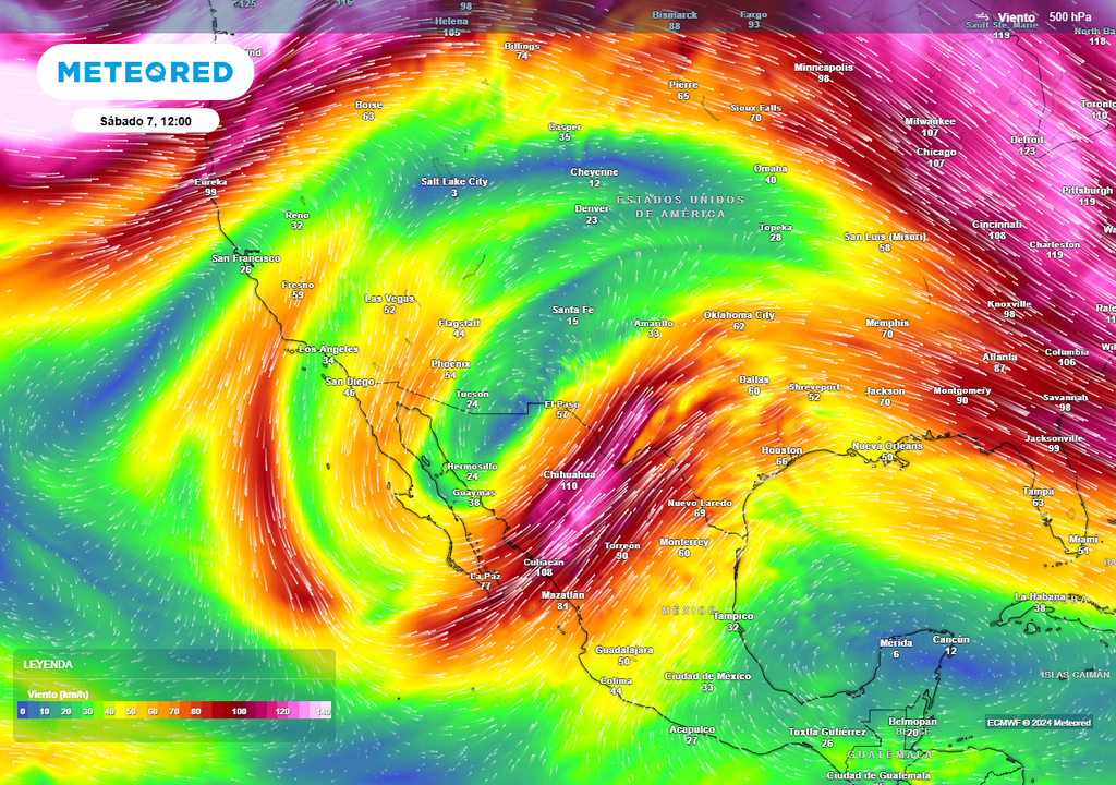 Pronóstico de viento a 300 mb Pronóstico de viento a 300 mb