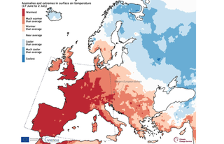 Las emisiones de la &uacute;ltima d&eacute;cada han empeorado las recientes olas de calor en Europa