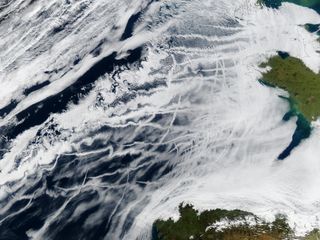 Las emisiones de los barcos y sus impactos en las nubes
