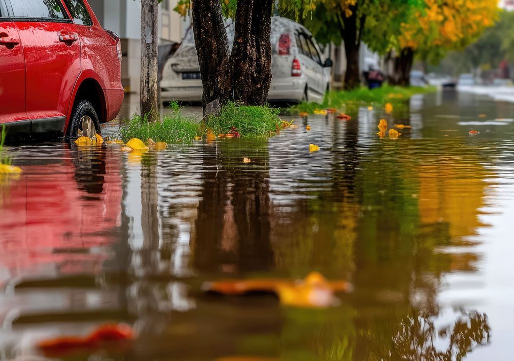 En caso de un encharcamiento se recomienda esperar a que disminuya el agua en la vía pública para volver a circular. En caso de un encharcamiento se recomienda esperar a que disminuya el agua en la vía pública para volver a circular.
