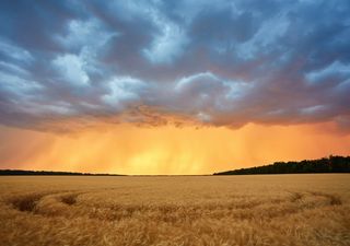 Primero, tormentas violentas con granizo y "reventones". Después 40 ºC