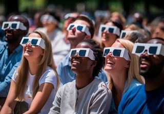 Las gafas que llevaremos en el próximo eclipse total de Sol en España ya comienzan a ser recogidas