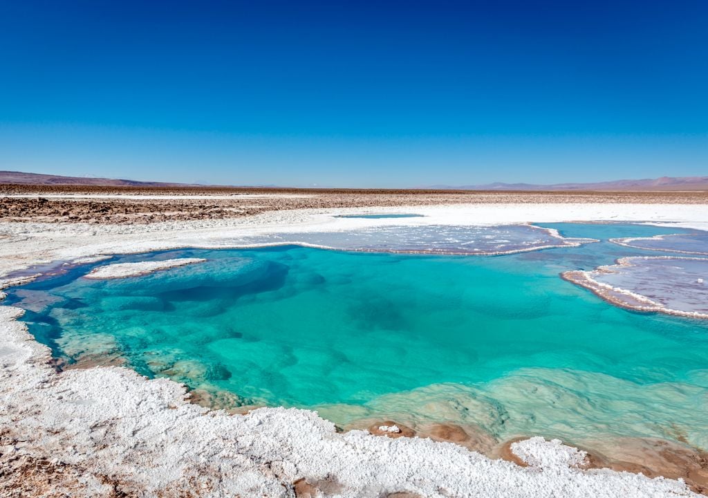 Lagunas Escondidas de Baltinache, San Pedro de Atacama.