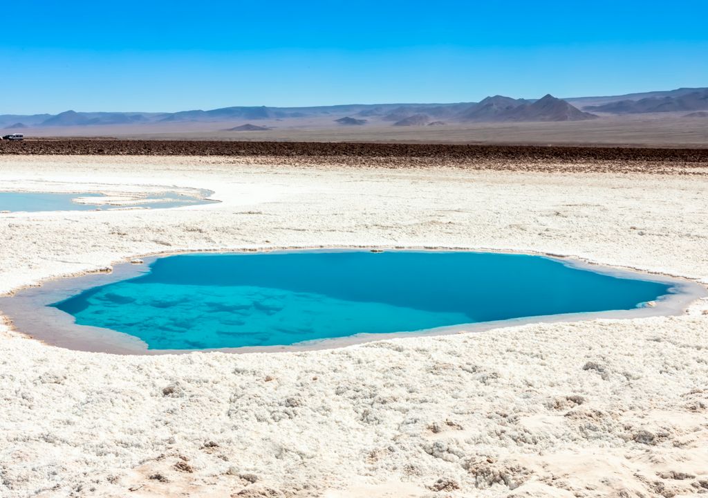 Lagunas de Baltinache, Salar de Atacama. Lagunas de Baltinache, Salar de Atacama.