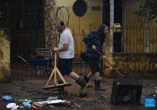 Las intensas lluvias provocan un gran aumento del caudal en los ríos de Serra Gaúcha, Brasil