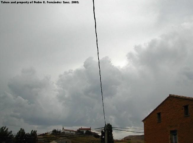 Las Inundaciones De Arcos De Jalón En El Verano Del 2003 Figura nº13. Fotografía tomada mirando hacia el W.