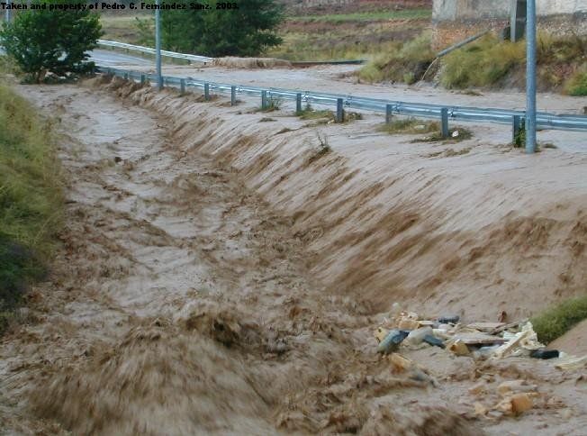 Las Inundaciones De Arcos De Jalón En El Verano Del 2003