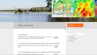 Las inundaciones de Junio de 2013 en Europa Central