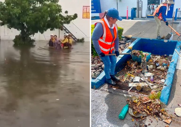Las inundaciones en Sinaloa no ceden y ciudades como Mazatl&aacute;n est&aacute;n bajo el agua gracias al Monz&oacute;n Mexicano