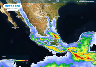 Las lluvias aumentarán en México a finales de esta semana, al acercarse intensa onda tropical con potencial ciclónico