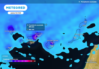 Las lluvias generales podr&iacute;an volver a las islas Canarias a partir del 17 de marzo