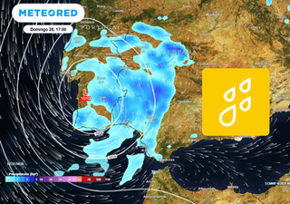 Las lluvias llegarán a Andalucía a esta hora del domingo: hasta 25 l/m2 previstos en Sevilla y Huelva