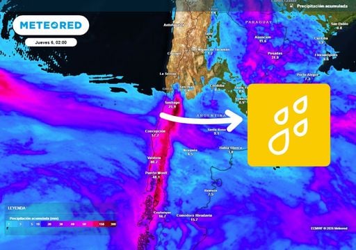 Las lluvias no dan tregua: un r&iacute;o atmosf&eacute;rico reactivar&aacute; los temporales en la zona central esta semana