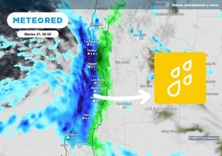 Las lluvias no terminan en la Regi&oacute;n Metropolitana: otro frente con r&iacute;o atmosf&eacute;rico llegar&aacute; la pr&oacute;xima semana