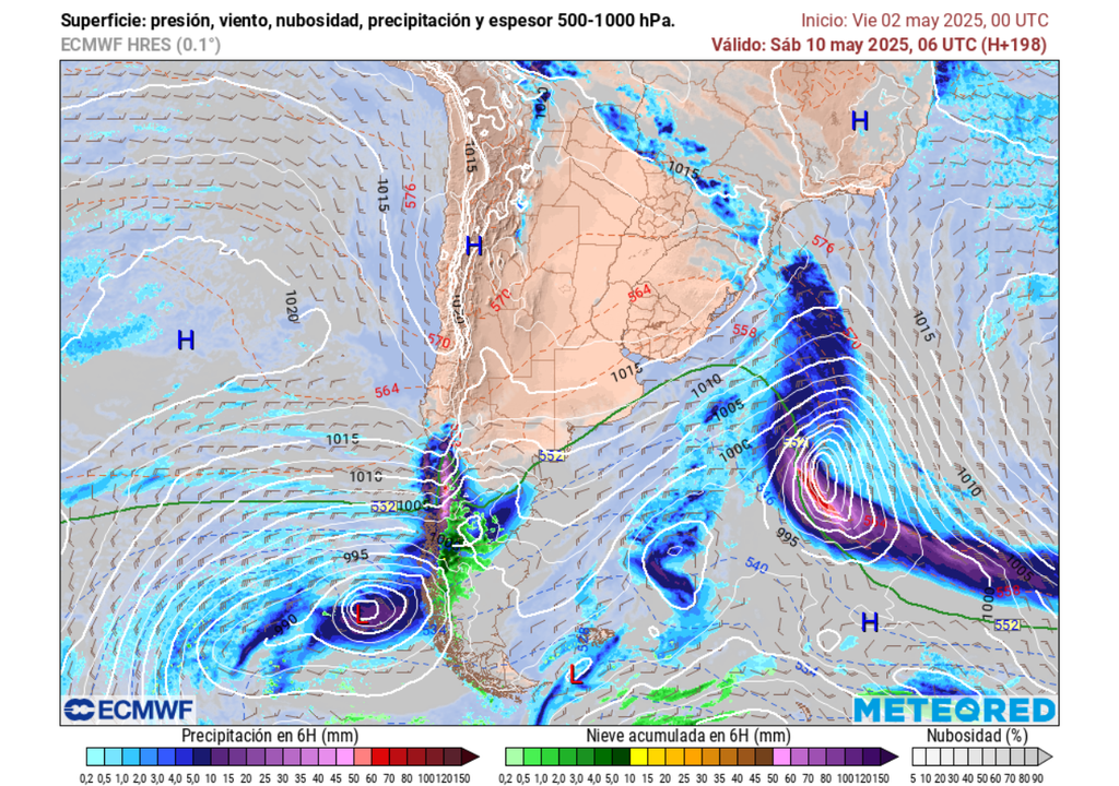 precipitaciones previstas