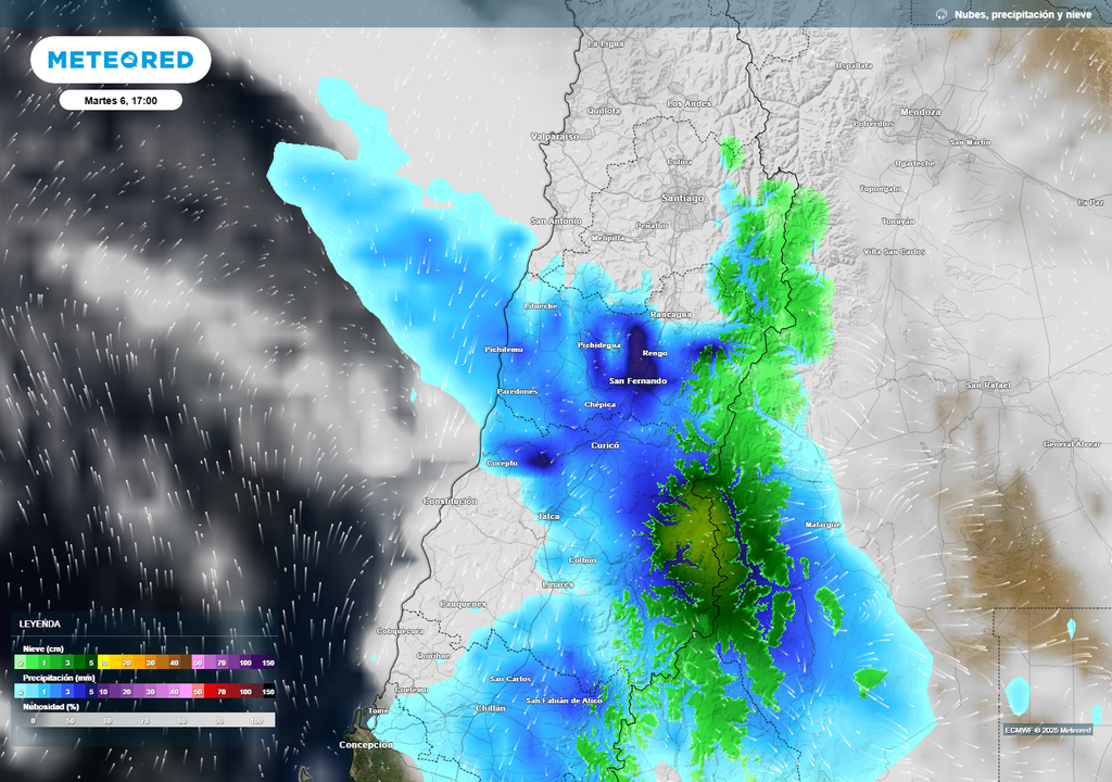 precipitaciones previstas