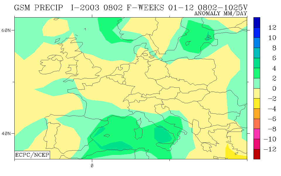 Las Lluvias Torrenciales Previstas Para Este Otoño Del 2003 Según Algunos Modelos Estacionales Globales Las Lluvias Torrenciales Previstas Para Este Otoño Del 2003 Según Algunos Modelos Estacionales Globales