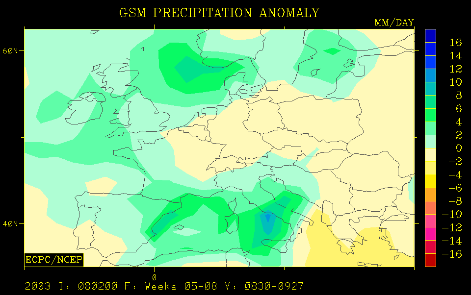 Las Lluvias Torrenciales Previstas Para Este Otoño Del 2003 Según Algunos Modelos Estacionales Globales Las Lluvias Torrenciales Previstas Para Este Otoño Del 2003 Según Algunos Modelos Estacionales Globales