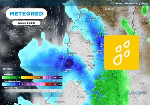 Las precipitaciones vuelven a la Regi&oacute;n Metropolitana: el pron&oacute;stico de Meteored ya apunta al d&iacute;a exacto