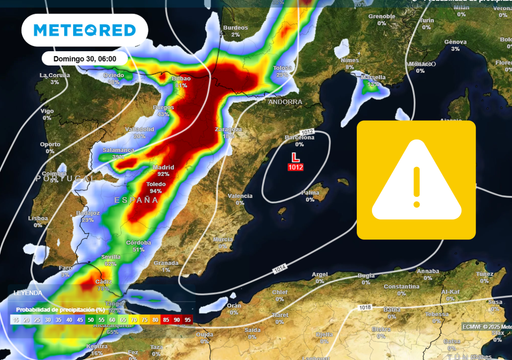 Las lluvias y la nieve del domingo 30: las regiones más afectadas