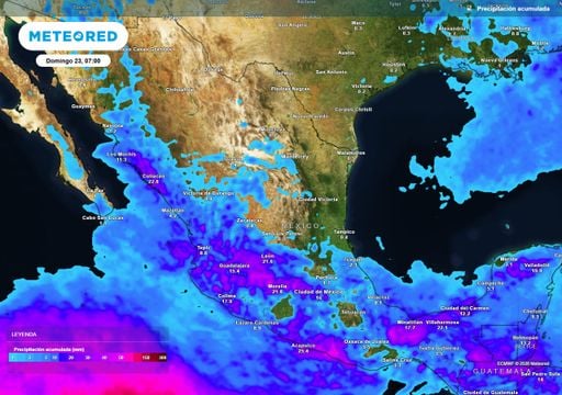 Las lluvias y tormentas aumentar&aacute;n hoy s&aacute;bado en la franja Centro-Sur de M&eacute;xico, continuando caluroso el Norte