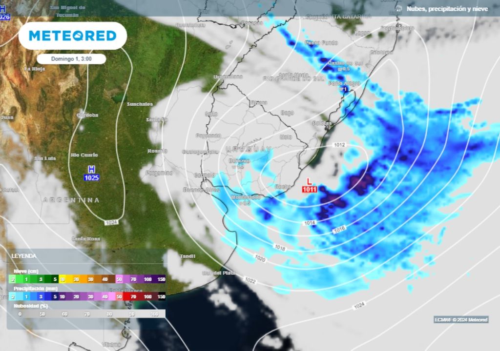 Tormenta de Santa Rosa Sudestada Ciclogénesis Buenos Aires lluvias alerta SMN