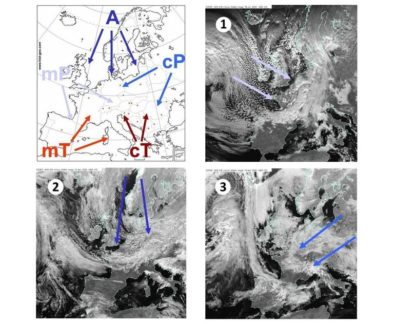 Masas de aire frío Masas de aire frío