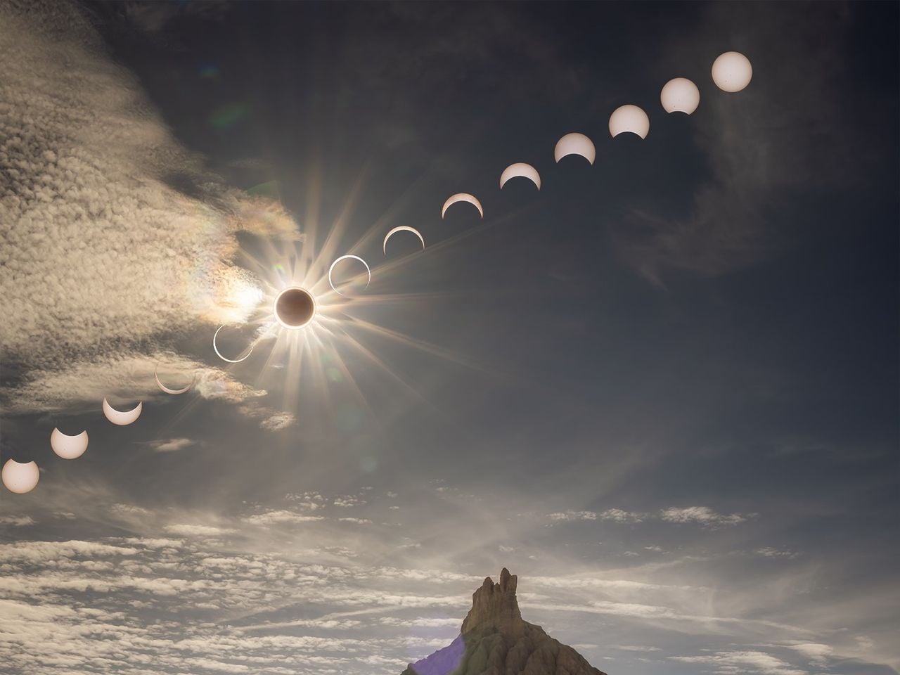 Annular Solar Eclipse over Utah. Credit & Copyright: NASA/APOD, MaryBeth Kiczenski