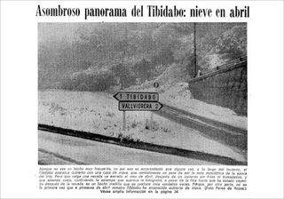 Las nevadas de abril en España