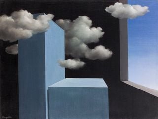 Las nubes algodonosas de Magritte