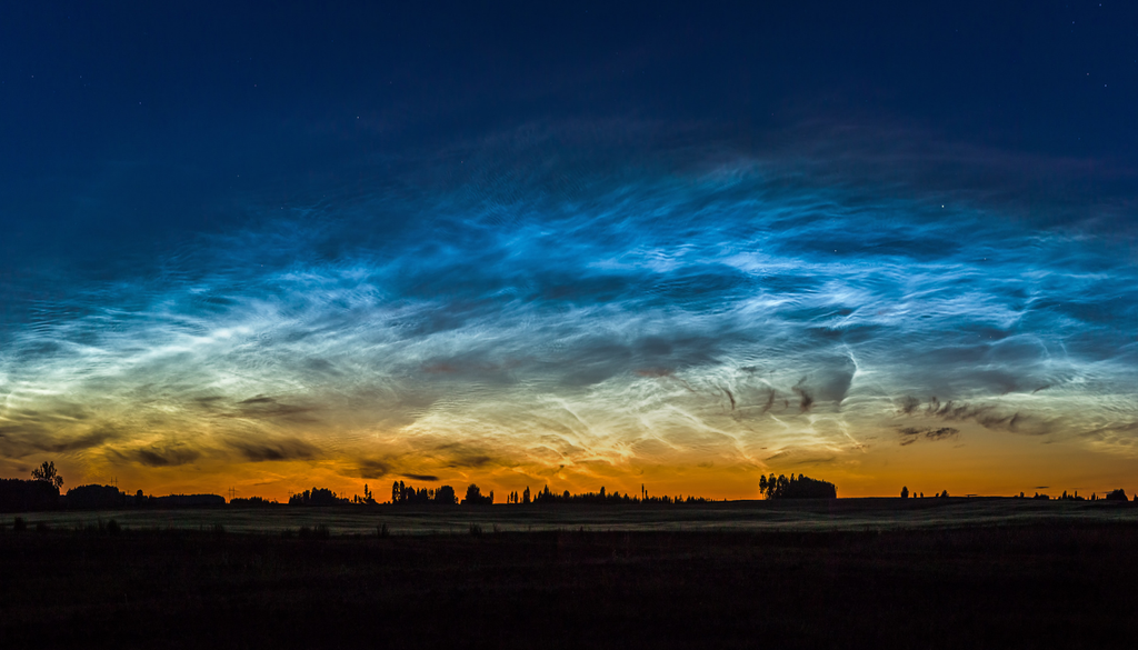 Las nubes nuctilucentes son las nubes más cercanas al espacio y aún pueden observarse desde la superficie de la Tierra.