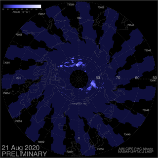 Las nubes noctilucentes de 2020 se apagan