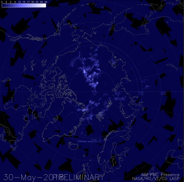 Las Nubes Noctilucentes Se Intensifican Sobre Europa Las Nubes Noctilucentes Se Intensifican Sobre Europa