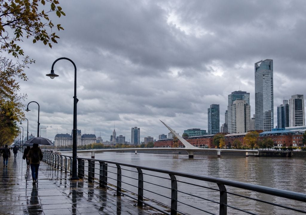 Buenos Aires AMBA tiempo pronóstico clima El Niño El gris dominará en el cielo de Buenos Aires durante varios días consecutivos.