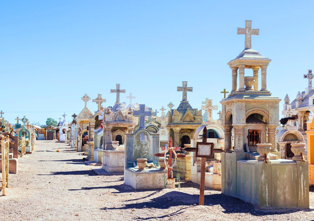 Cementerio de Coya Sur, María Elena, Región de Antofagasta.