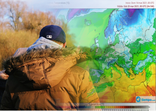 Las ondulaciones del chorro polar y desajustes térmicos: entrada fría