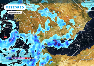 Las provincias de Andaluc&iacute;a en las que m&aacute;s llover&aacute; con la nueva borrasca: hasta 100 l/m2 previstos