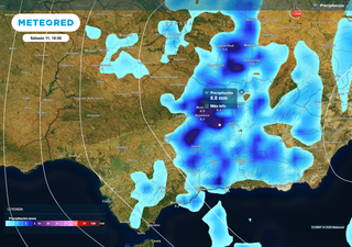Las provincias de Andaluc&iacute;a en las que m&aacute;s llover&aacute; este fin de semana: hasta 100 l/m2 previstos