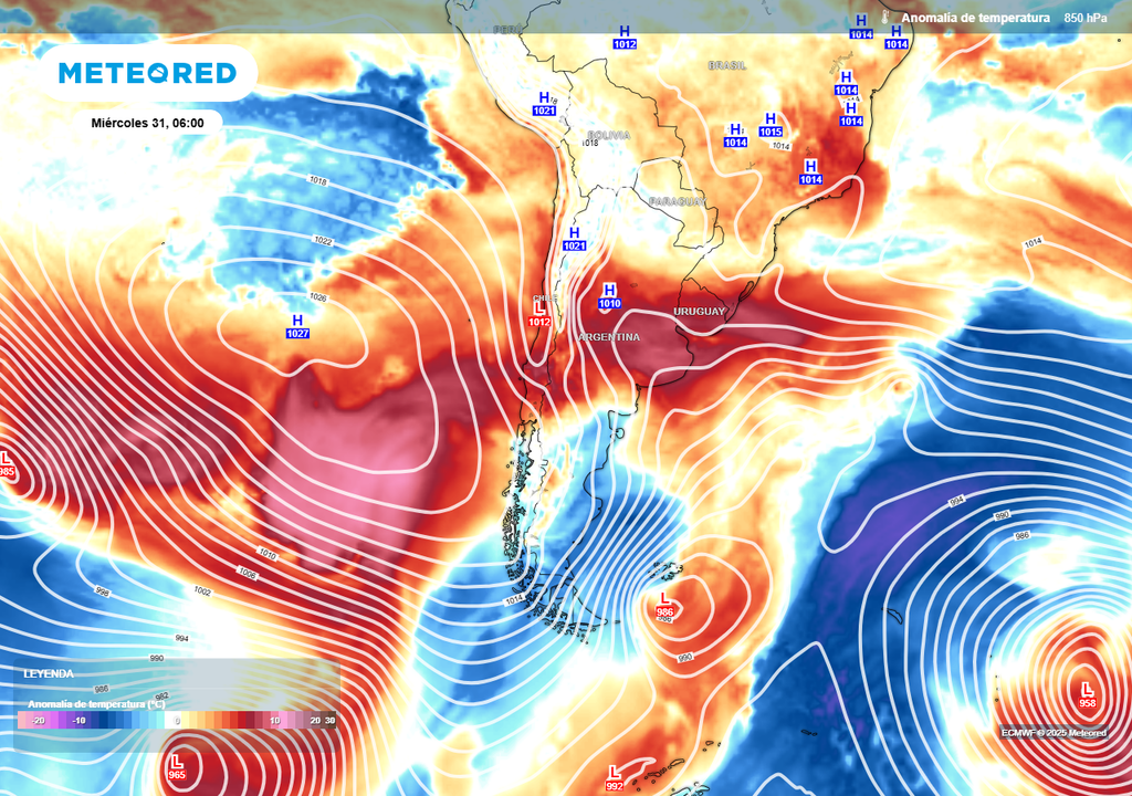 Tiempo Argentina clima pronóstico Año Nuevo ola de calor Tormentas fuertes alerta SMN