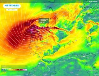 Mañana habrá rachas de viento huracanadas en 4 comunidades: ¿hasta cuándo nos afectará la borrasca ex-Kirk?