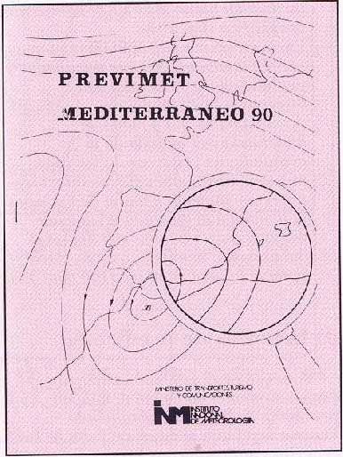Las Situaciones De Lluvias Torrenciales En El área Mediterránea Española Y El Plan Previmet (Y Ii) Fig. 14: Portada de la publicación correspondiente al PlanPREVIMET Mediterráneo-90