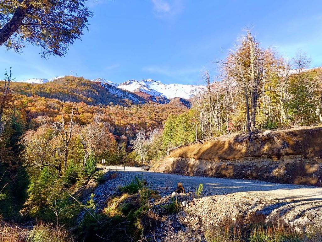 Paisajes en el camino a las termas Valle Hermoso.
