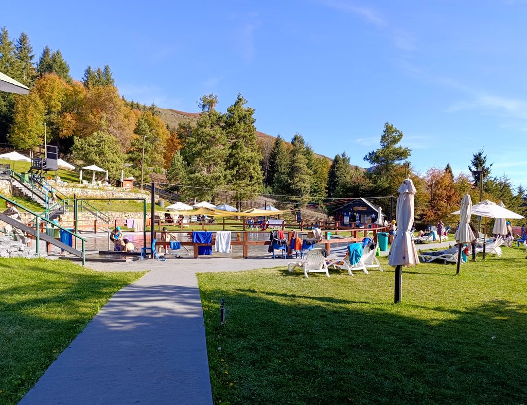 Piscinas termales de Valle Hermoso, Chile.