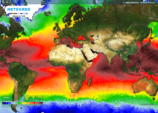 Las temperaturas superficiales de los mares de la Tierra acumulan 50 d&iacute;as consecutivos de r&eacute;cords
