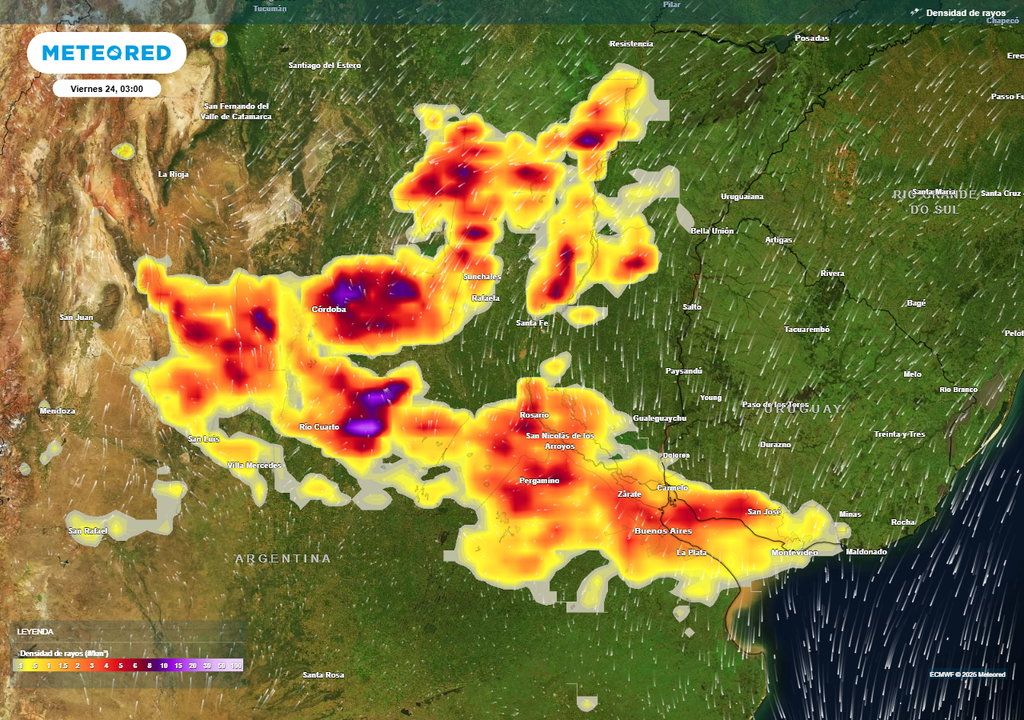Tiempo clima pronóstico Argentina tormentas fuertes calor alerta SMN