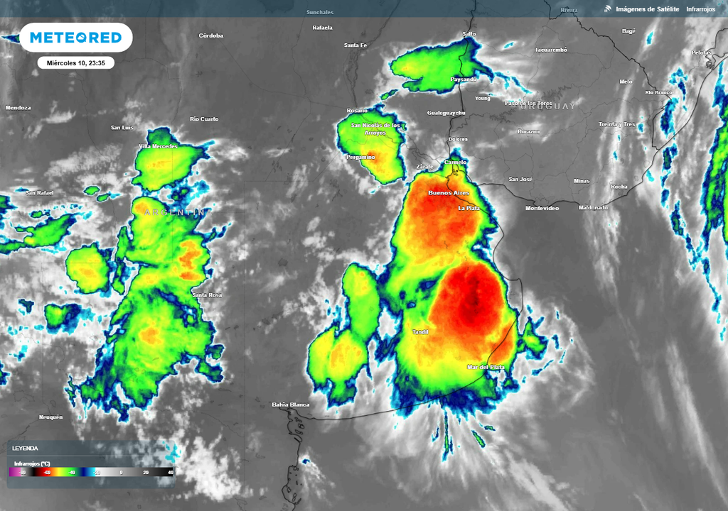 Tiempo alerta tormentas fuertes Buenos Aires AMBA pronóstico clima SMN