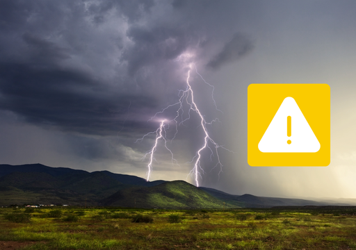 Las tormentas fuertes volver&aacute;n ma&ntilde;ana entre las 12 y las 21 horas a las comunidades del norte peninsular