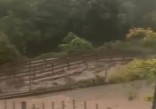 ¡Las tormentas provocan grandes crecidas súbitas en Val Passiria, Italia! Han caído más de 100 mm en muy poco tiempo